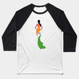 India Woman Baseball T-Shirt